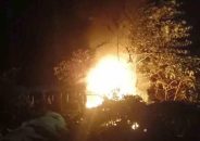কেরানীগঞ্জ থানার ডাম্পিংয়ে আগুন দিয়েছে দুর্বৃত্তরা