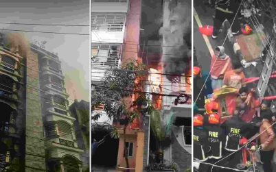 স্ত্রী-সন্তানসহ আগুনে পুড়ে মারা গেলেন ফজলে রাব্বী