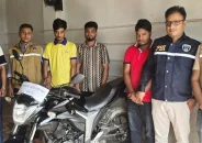 মোটরসাইকেল চুরির অভিযোগে ছাত্রদল নেতা গ্রেপ্তার