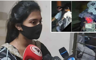 বাইকে দুই তরুণের মাঝে বসে ভাইরাল, থানায় এসে যা বললেন সেই তরুণী