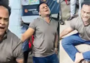 নারায়ণগঞ্জে নৌ-পুলিশ কর্মকর্তার অস্বাভাবিক আচরণের ভিডিও ভাইরাল