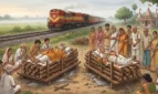 স্বামীর মৃত্যুর কয়েক ঘণ্টা পর স্ত্রীর মৃত্যু, পাশাপাশি চিতায় দাহ