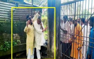 স্বাস্থ্যকেন্দ্রে গিয়ে এমপি দেখেন প্রধান ফটকে ঝুলছে তালা, বেড়া টপকে ঢুকে ‘আক্কেলগুড়ুম’