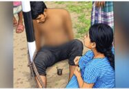 মেয়ে খাবার দেওয়ার পরেও মারা হয় বাবাকে