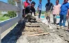 ব্রিজ নির্মাণে রডের বদলে বাঁশ দিয়ে ঢালাই, ভিডিও ভাইরাল