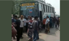 ঝিনাইদহে বাসের ধাক্কায় পৌর কর্মচারী নিহত